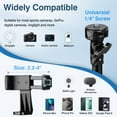 thumbnail image 5 of Nineigh Trípode de 88" para iPhone, trípode para teléfono con cuello de cisne y control remoto, trípode portátil para teléfono celular compatible con teléfono inteligente/cámara/Gopro, trípode para iP, 5 of 5
