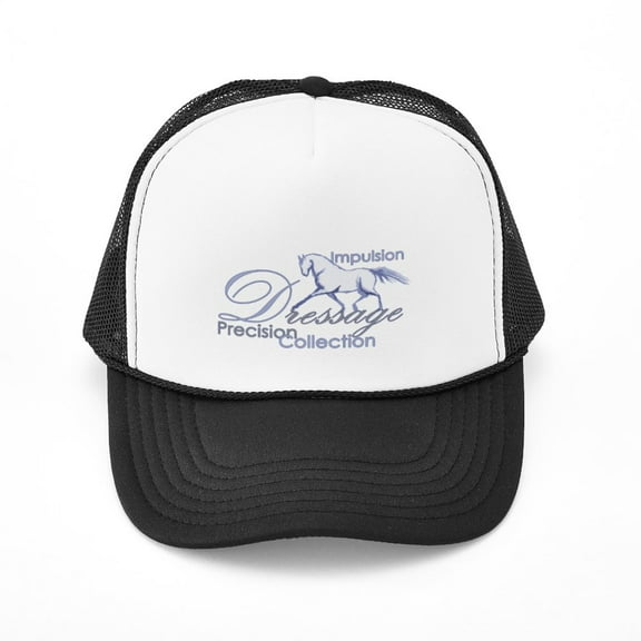 CafePress - Dressage Horse - Adjustable Unisex Printed Trucker Hat with Mesh Back
