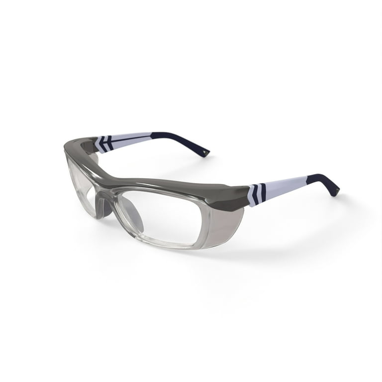 Hilco Vision A2 225 Prescription Safety Glasses Silver/Navy Nylon