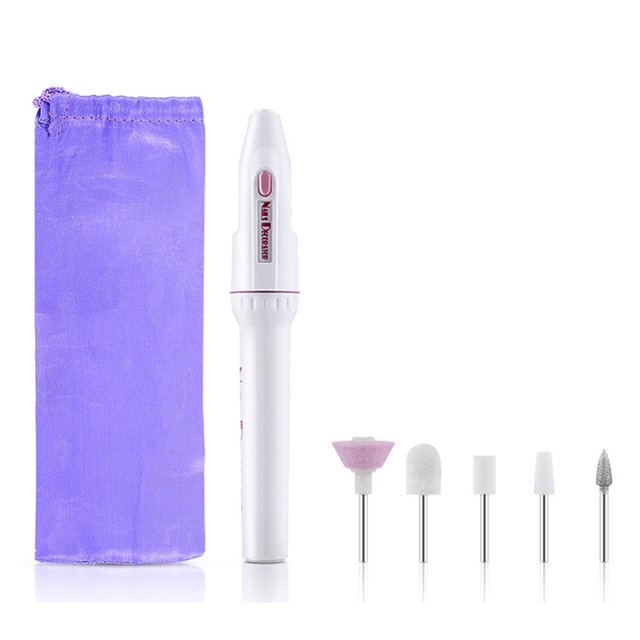 Mini Taladro Eléctrico de Uñas Set Pieza de Mano Máquina Pulidora Bolígrafo Portátil Abanopi Taladro de uñas
