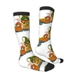 thumbnail image 3 of Fotbe Thanksgiving Truck print Women's Men's Novelty Crew Socks Cotton Socks Knee High Socks for Walking,Running,Nurses,Pregnancy, 3 of 9