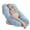 Baby Blue, variant on QUEEN ROSE Pregnancy Pillows, U Shaped Full Body Pillow for Sleeping Support, 55 Inch Maternity Pillow for Pregnant Women with Removable Velvet Cover, Grey
