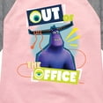 thumbnail image 3 of Monsters Inc. - Out Of The Office Tylor - Toddler & Youth Girls Raglan Graphic T-Shirt, 3 of 5