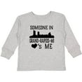 thumbnail image 3 of Inktastic Grand Rapids Michigan Someone Loves Me Boys or Girls Long Sleeve Toddler T-Shirt, 3 of 5