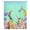 Teal Green, variant on Hummingbirds Sheer Curtains 63 Inches Long, Spring Summer Watercolor Flowers Plant Light Filering Curtains, Breathable Simi Curtain Privacy Drapes for Living Room Bedroom Lightweight Window Treatment
