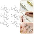thumbnail image 3 of 6Pcs Loose Leaf Binder Rings 3-rings Binder Rings Metal Binder Rings for Notebook, 3 of 7