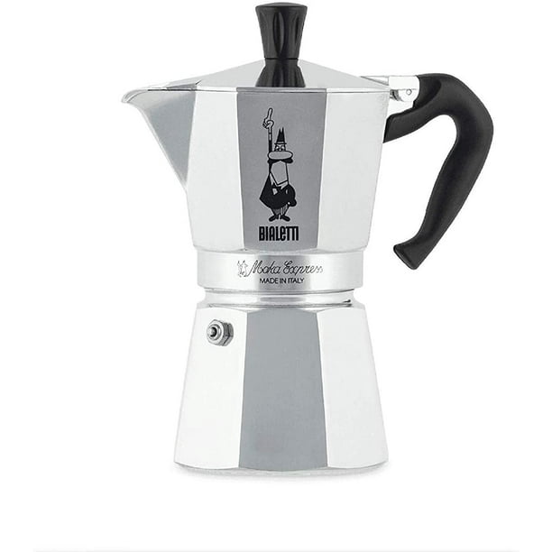 Cafetera de cocina Bialetti Moka Express 6 tazas plateada