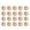3, variant on 20Pcs Smiles Beads Natural Wooden Beads for Crafting, Hole Round Wooden Smiles Face Beads Set for Decorations