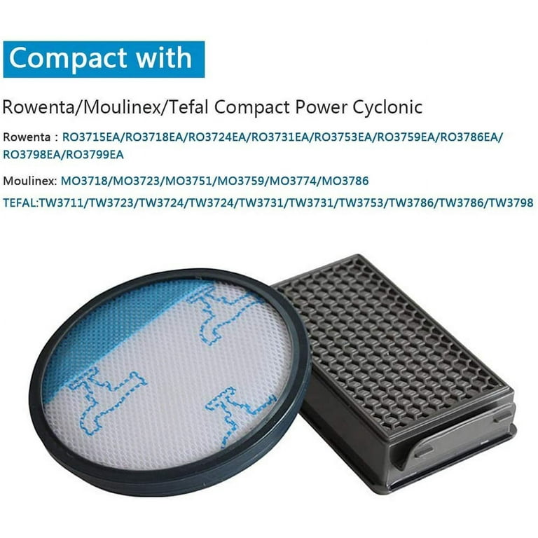 HEPA Filter FILTRO HEPA ASPIRADOR For ROWENTA COMPACT POWER CYCLONIC  RS-RT900586, ZR903501 RO3715 RO3759