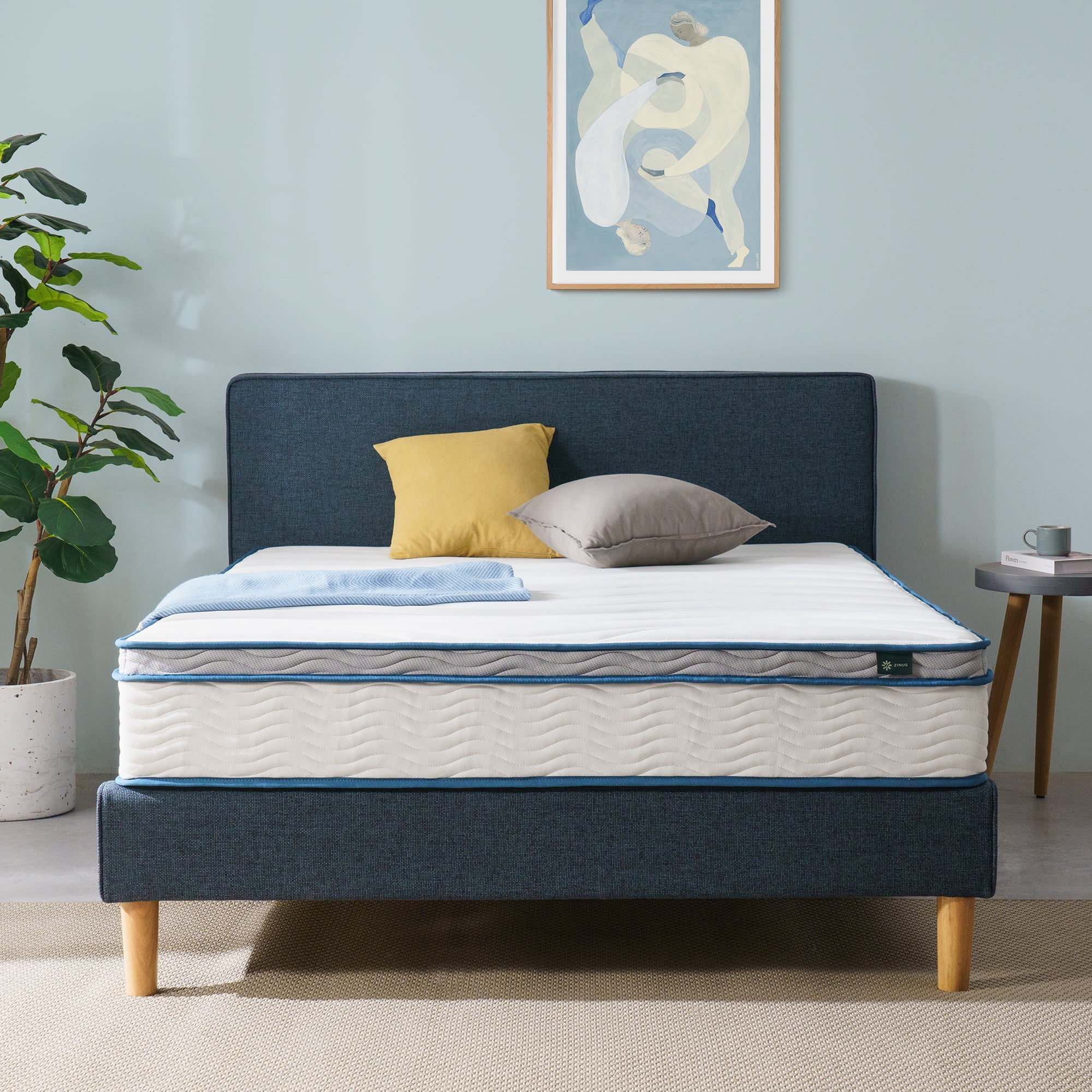 Zinus 8 inch Spring Sensation Hybrid Mattress