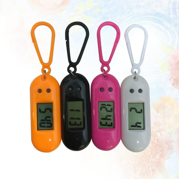 Phenofice 4Pcs Portable Keychain Pocket Watch for Students and Children