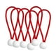 thumbnail image 1 of 6 Pcs de Correas de Caucho para Asegurar a Marcos de Dosel Rojo 6 pulgadas Sharpla Bungee Ball, 1 of 8