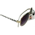 thumbnail image 2 of Womens Sunglasses Checkered Aztec Eyewear Western Aviator Glasses Black White, 2 of 2
