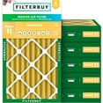 thumbnail image 1 of Filterbuy 20x30x4 MERV 11 (MPR 1200) Allergen Defense, Pleated HVAC AC Furnace Air Filters (6-Pack), 1 of 8