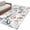 White Gray Blue, variant on Sea Coral Shells Starfish Area Rugs 4'x6', Washable Small Throw Rugs for Office Bathroom, Summer Nautical Coastal Watercolor Indoor Outdoor Rug Non-Slip Low Pile Carpet Runner Reversible Floor Mats