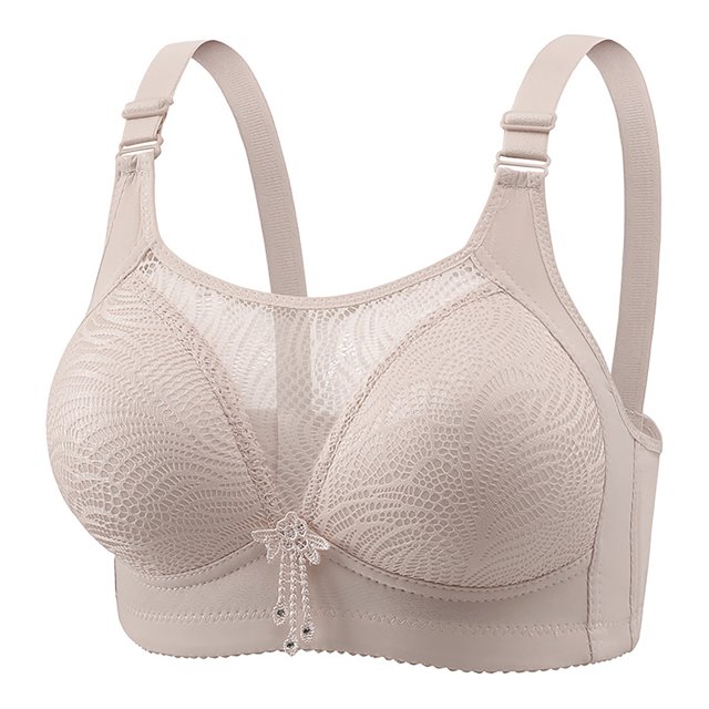 The New Large Size Non Non Ring Comfortable Breathable Gathering Bra Underwear Side Of The Back To The Light Ladies Bra