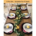 thumbnail image 4 of 15 Inch Round Placemats Set of 6, Black Valentines Day Non Slip Heat Insulation PP Table Mats, Love Hearts Romantic Farmhouse Washable Place Mats for Kitchen Dining Party Table Decor, 4 of 7