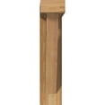 thumbnail image 2 of Ekena Millwork 4"W x 14"D x 18"H Traditional Block Rough Sawn Bracket w/ Offset Brace, Western Red Cedar, 2 of 25