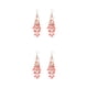 thumbnail image 1 of Qarigey Pendientes bohemios de aleación, regalos para mujeres y gotas seguras para la piel, cuentas coloridas para las orejas, pendientes Melon rojo 2Conjunto, 1 of 6