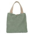 thumbnail image 6 of QIUYI Lunch Bag Corduroy Canvas Lunch Box Picnic Tote Cotton Cloth Small Handbag Pouch Dinner Container Food Storage Bags For Ladies, 6 of 6