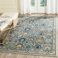 thumbnail image 2 of SAFAVIEH Evoke Milica Bordered Area Rug, Ivory/Grey, 5'3" x 7'6", 2 of 8