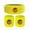 Yellow, variant on Toudaret Comfortable Sports Wristband Sports Wristband Kids Sports Headband Wristband Set Ball Embroidery Stretch Breathable Sweat Absorbing Knitted Basketball