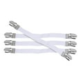 thumbnail image 1 of Sujetadores para cubierta de tabla de planchar, 4 Uds., sujetadores para sábanas, antideslizantes, pinza ajustable multifuncional para colchón, sofá,, 1 of 4