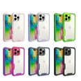 thumbnail image 3 of Compatible With iPhone 11 Phone Case,Heavy Duty Durable 4-Layer,Transparent Backplane,Military Grade Drop Protection Shockproof Anti-fall Rugged Bicolor Vivid Phone Case,Green, 3 of 8