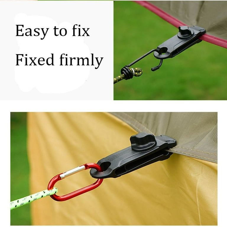 jaw grip Alligator Clip Hook canvas Tighten tool tarp clips Camping Tent  Holder
