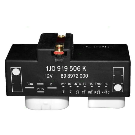 Audi Radiator Hose BROCK Radiator Cooling Fan Control Module Replacement for Volkswagen Golf Jetta Beetle Audi TT 1J0 919 506 K ()