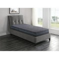 thumbnail image 2 of Pemberly Row Matelas Hybride en Mousse Mémoire Gel Simple TG en Tissu, Gris, 2 of 12