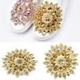 thumbnail image 4 of Uadme Cadena De Diamantes De Imitación, Decoración De Diamantes De Imitación De Cristal, Ropa De Bricolaje Bolsa De Zapatos Accesorios De Joyería 11 Cm (amarillo), 4 of 5
