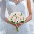 thumbnail image 2 of Artificial Hydrangea Bouquet for Wedding, Bridal Bouquet, Wrist Corsage, Home Decor, Table Centerpiece, Party and Holiday Decoration Artificial Flowers for Decoration Artificial Flowers for Outdoors, 2 of 3
