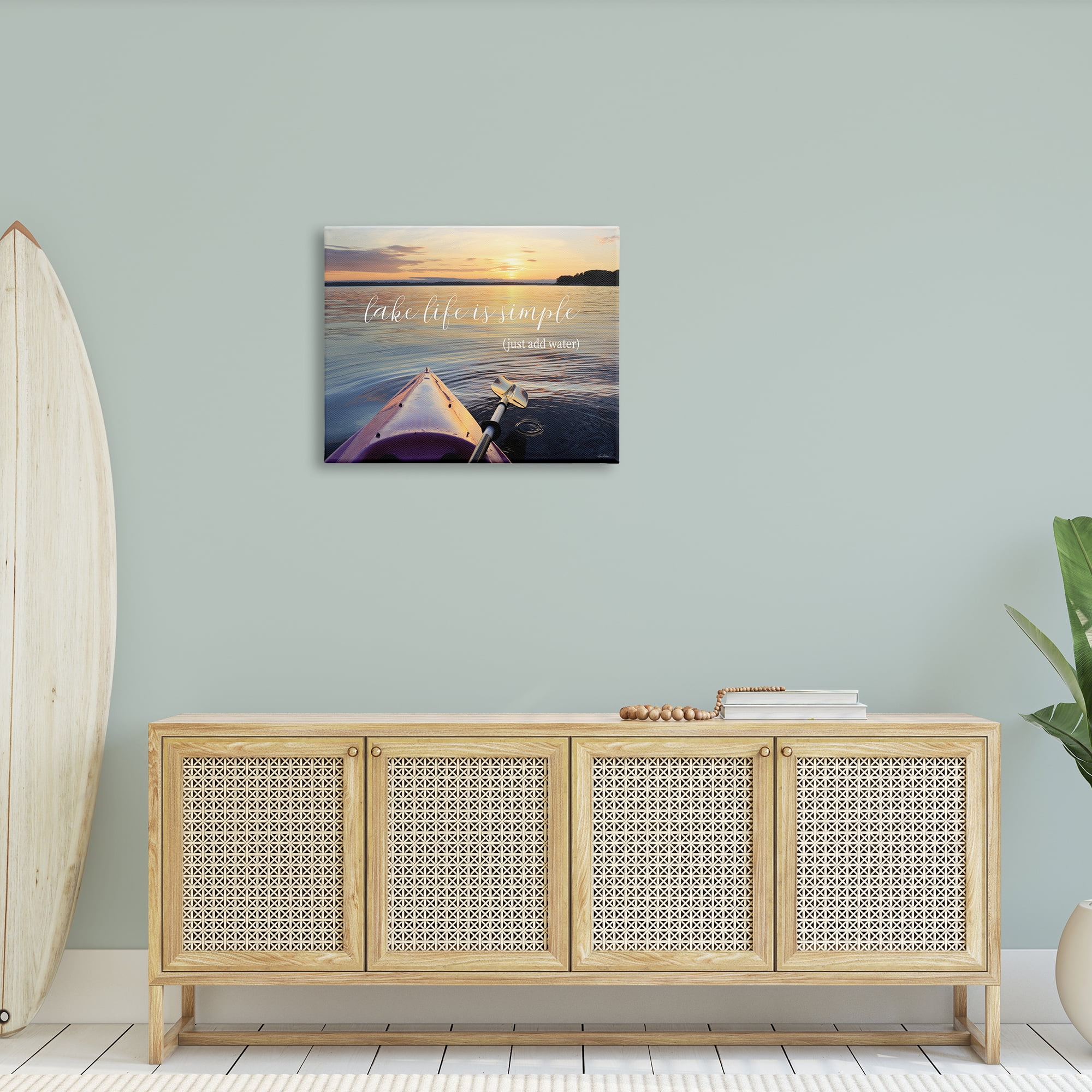Stupell Industries Lake Life Canvas Print - 30x24 Inches