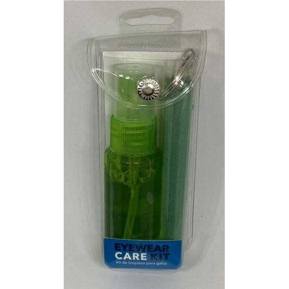 Buy- NEW GREEN Eyewear Care Kit - Cleaner 1 oz Screwdriver Cleaning Cloth & Case-FREE SHIP INCLUDED !!!