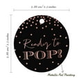 thumbnail image 6 of Inkdotpot Pack Of 50 Real Rose Gold Foil Paper Tags Ready To Pop Baby Shower Favor Hang Tags, 6 of 7