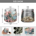 thumbnail image 2 of Yayeee Ashtray with Lid for Cigarette Smokeless Stainless Steel Home Ash Holder, Pink Boat, 2 of 7