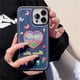 thumbnail image 2 of Funda de teléfono bordada con flores, carcasa suave a prueba de golpes para iPhone 14, 13, 12, 11 Pro, XS, Max, X, XR, corazón de amor, Y2k, 2 of 4