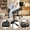 Black, variant on Height Adjustable ADHD Office Chair, Cross Legged Chair with Backrest and Wheels for Fidgety Sitters(Pink)