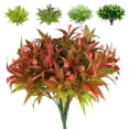 thumbnail image 1 of Nvzi 8 piezas de plantas falsas para exteriores resistentes a los rayos UV, plantas de césped alto artificiales, flores tropicales falsas, arbustos, decoración verde a, 1 of 4