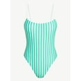 thumbnail image 5 of No Boundaries Sporty Stripe One-Piece Swimsuit, Women’s XXS-XXL, 5 of 5