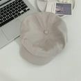 thumbnail image 2 of Solid Color Berets for Women French Beret Hats for Women Elegant Newsboy Hat Painter Cap for Tea Party Fall Winter, 2 of 7
