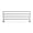 Satin Nickel, variant on Alno A6626-24-PC Royale 26"W Solid Brass Wall Mounted Towel Rack - Chrome