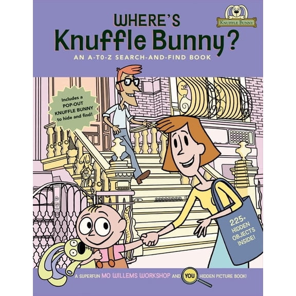Where's Knuffle Bunny?: An A-To-Z Search-And-Find Book, (Paperback)