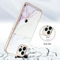 thumbnail image 6 of TECH CIRCLE Stylish Case for iPhone 12 Pro Max (6.7") - Premium TPU/PU Leather Phone Case [Built-in Wallet Feature] Lightweight Cute Marble Durable Cover, White, 6 of 6