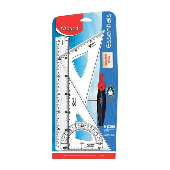 Juego Geométrico Maped Essentials con 6 piezas