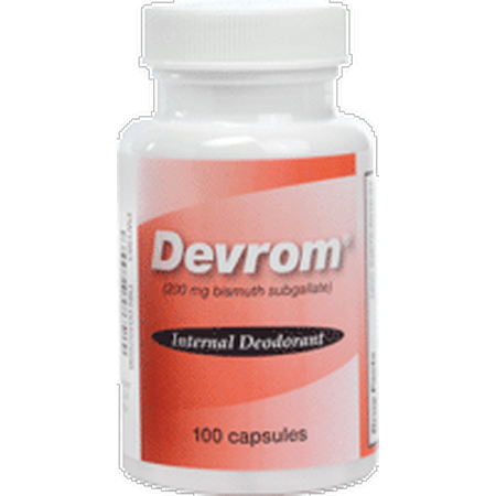 - Devrom capsules, lactose free, 100/bottle part no. devrom capsules (1/ea)