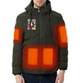 Awdenio Heated Jacket for Men and Women Clearance Halloween Cute Ghost