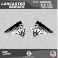 thumbnail image 2 of Kalair GFX Graphics Kit for Kawasaki KLX125 (2003-2007) Lancaster Series, 2 of 5