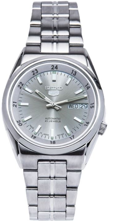 seiko 5 silver watch